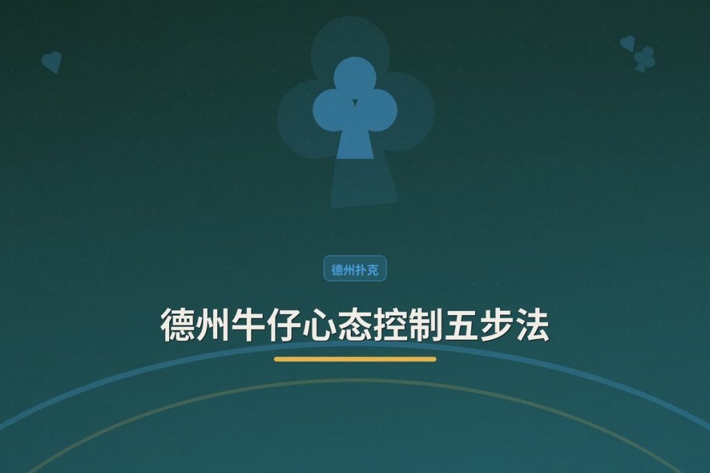 德州牛仔心态控制五步法：从情绪波动到稳定发挥的实用指南