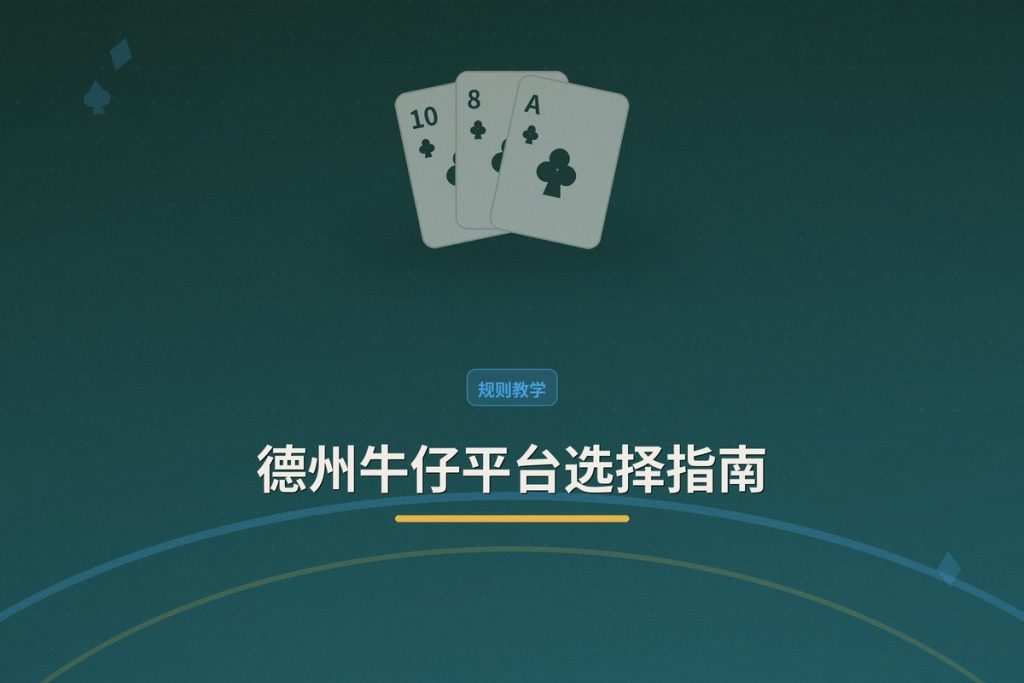 德州牛仔平台选择指南：新手必看四大核心评估要点
