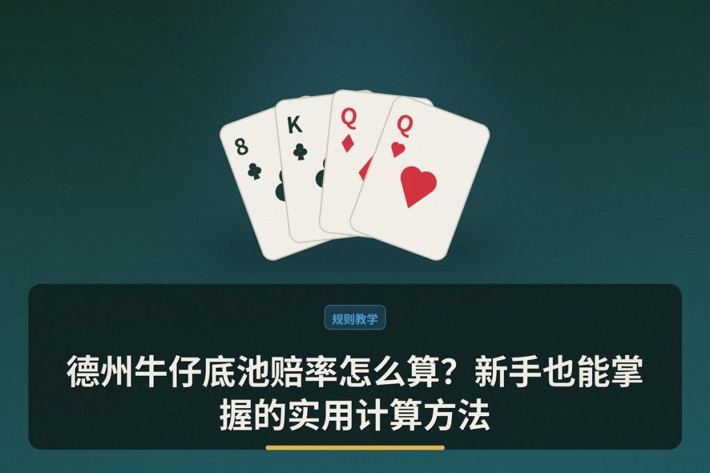 德州牛仔底池赔率怎么算？新手也能掌握的实用计算方法