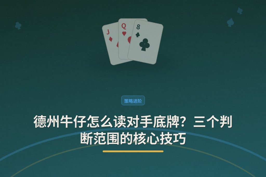 德州牛仔怎么读对手底牌？三个判断范围的核心技巧