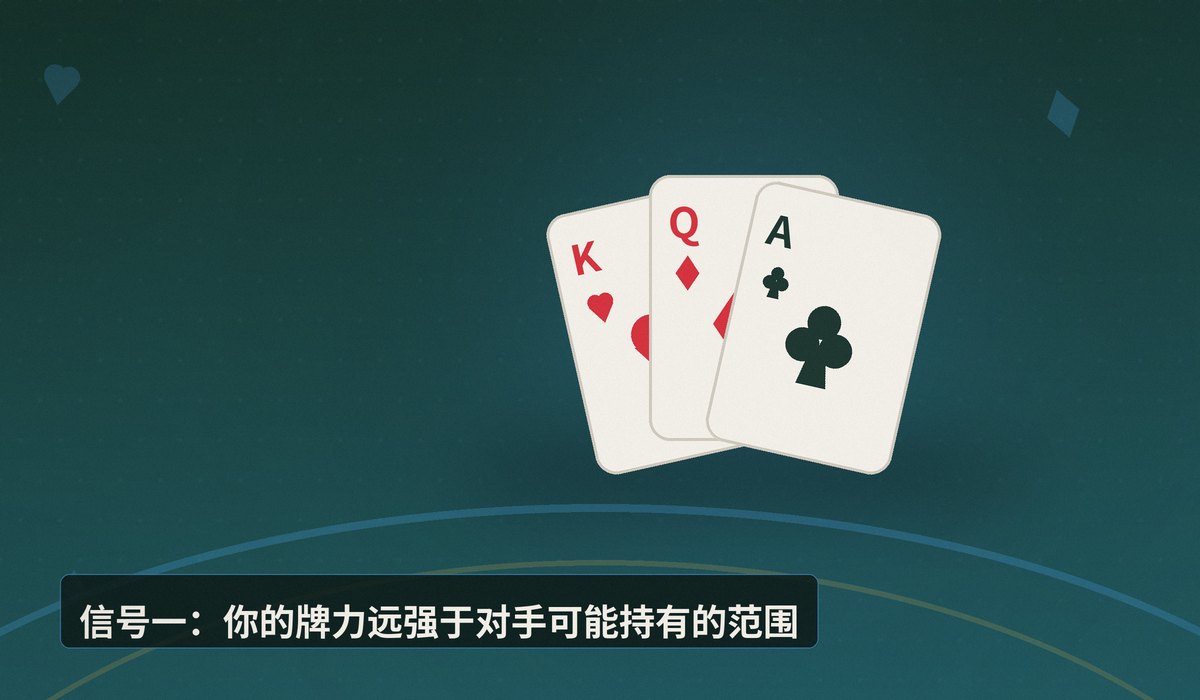 河牌圈价值下注三大信号 - 河牌圈价值下注三大信号:什么时候该打价值?
